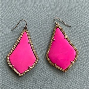Kendra Scott pink earrings